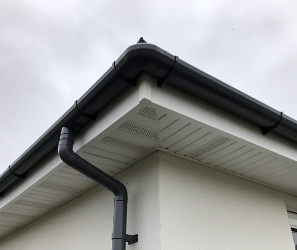 New fascia and guttering on a semi in Armley