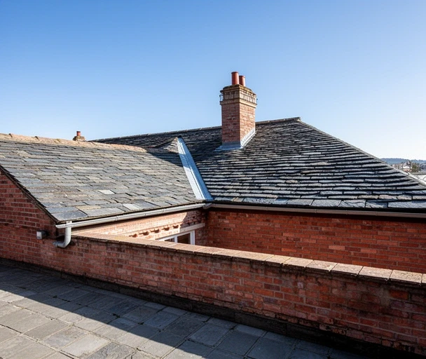 Slate re-roof on a Headingley terrace